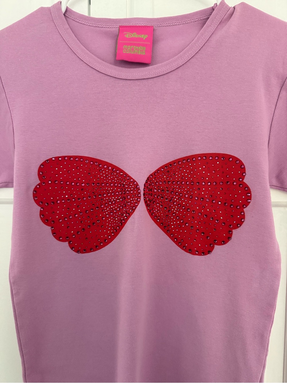 Disney x Marshall Columbia Rhinestone Shell Baby Tee - Picture 5 of 5